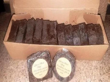 Load image into Gallery viewer, African Black Soap Loaf quantity 12 bars