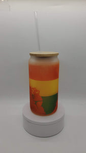 Frosted 12oz Glass Tumbler Crowned With Resilience * Video*